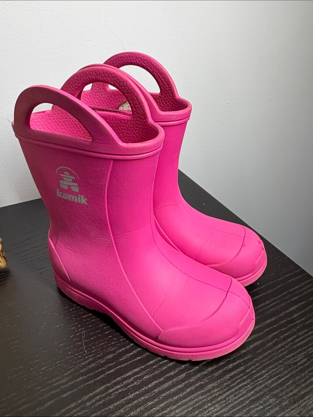 Kamik Kids Pink Waterproof Pull-On Outdoor Boots
